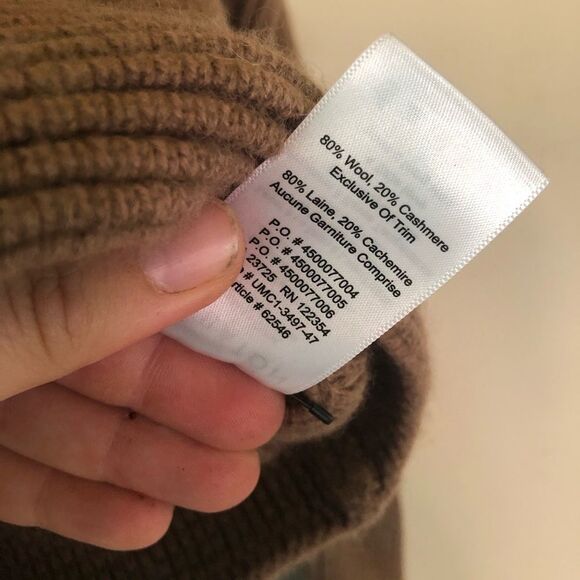 🔶 BABATON | Wool/Cashmere Blend Cowl Sweater - Picture 6 of 8